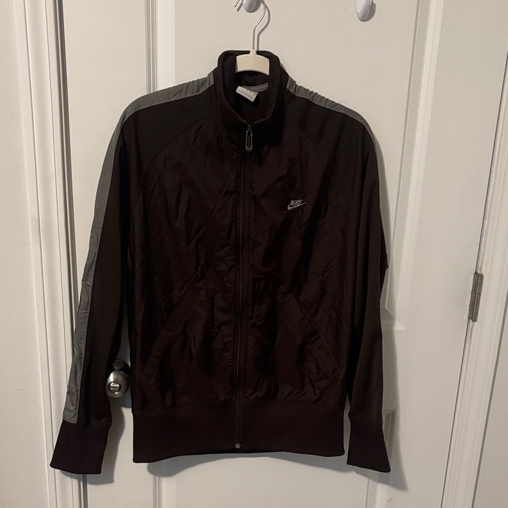 Nike Women’s Brown and Gray Track Jacket